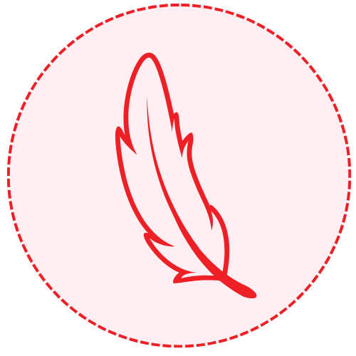 bird feather trimming