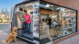 Why Mobile Pet Grooming in a Van Is Better Than Salon Grooming in Dubai